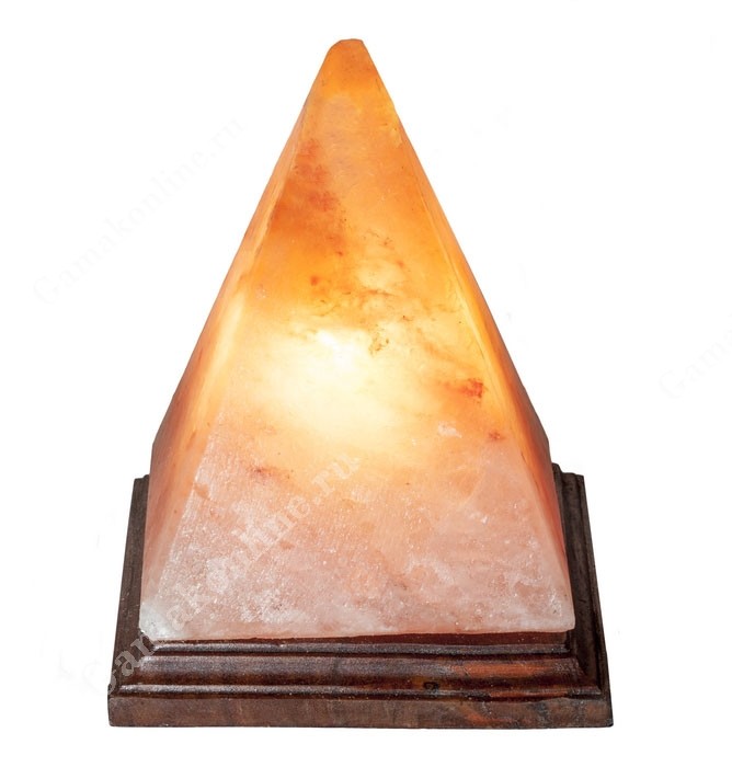 Солевая лампа Пирамида Размер В*Ш*Г: 20*15*15см.
Вес: 3.5кг.